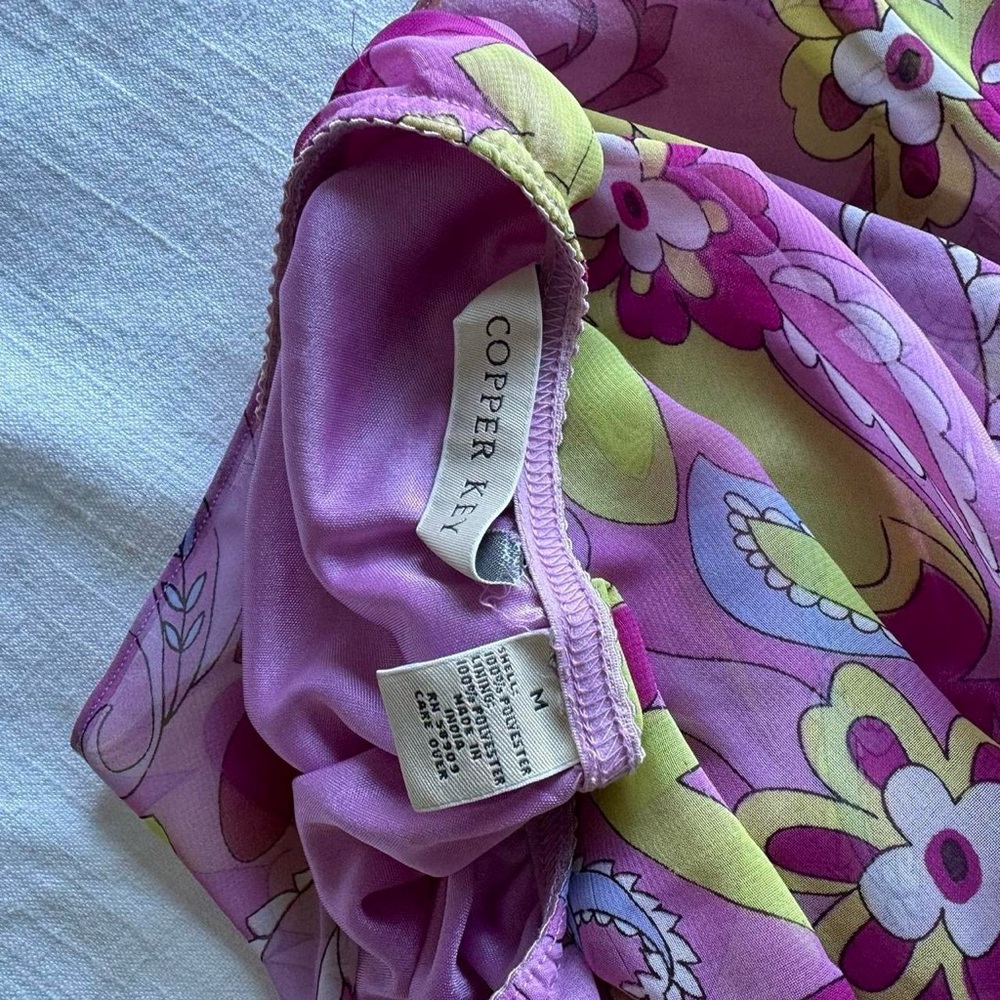 Vintage purple Copper Key midi skirt - Picture 7 of 7